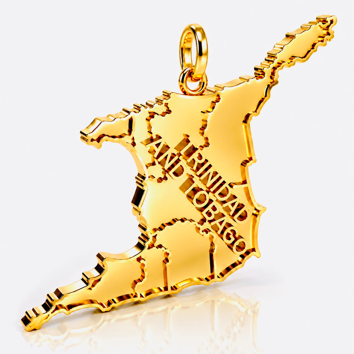 Trinidad and Tobago Map Pendant