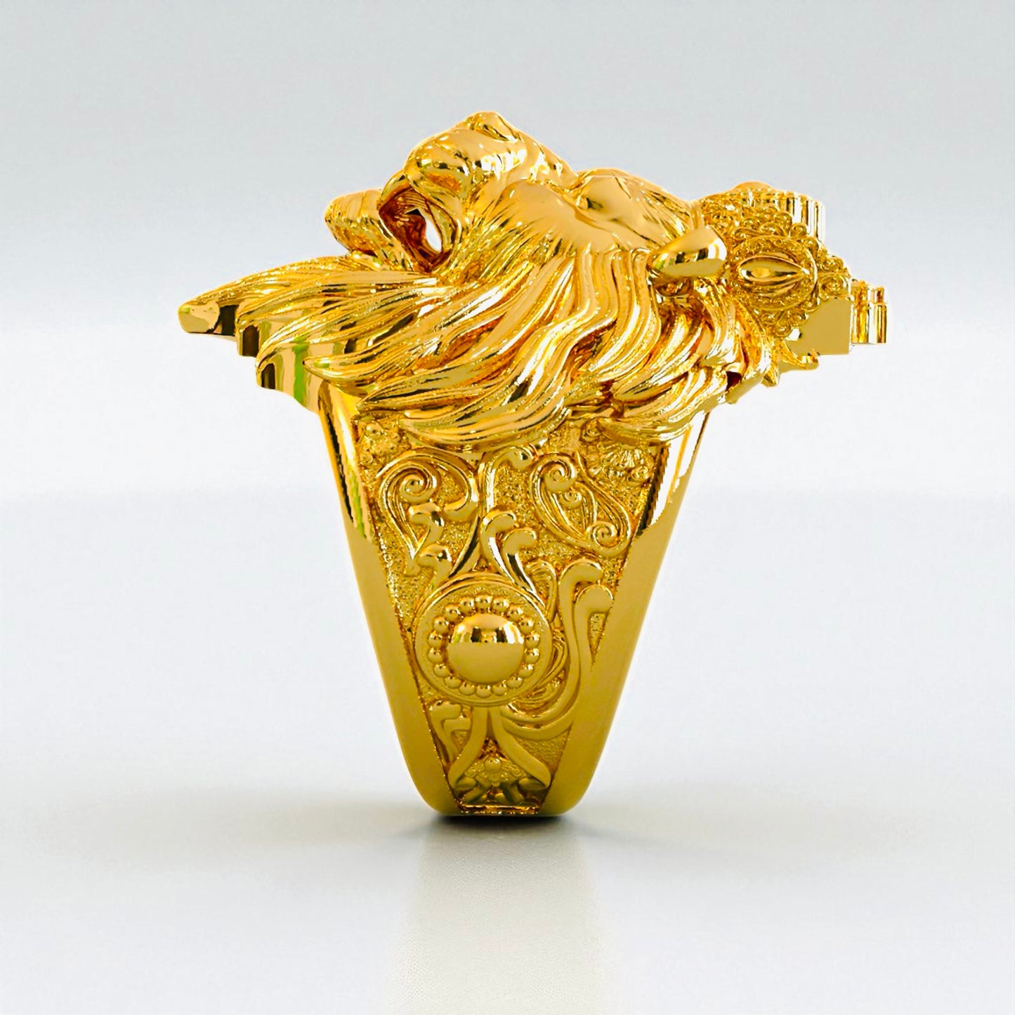 Crowned Lion Ring